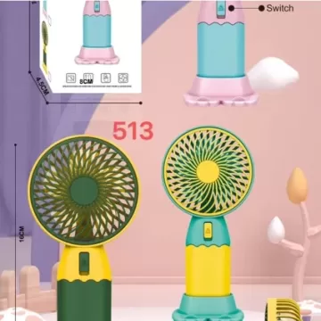 Şarjlı Taşınabilir El Tipi Mini Fan