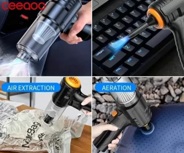 Araç Oto Şarjlı Süpürge Ceaco