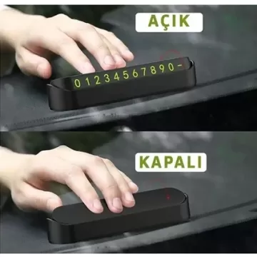 Araç Fosforlu Numaratör Aç-Kapa