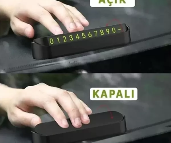 Araç Fosforlu Numaratör Aç-Kapa